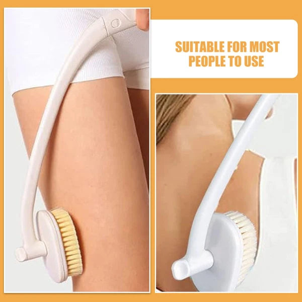 Long Handle Bath Brush Elder Man Body Cleaning Back Exfoliator for Shower
