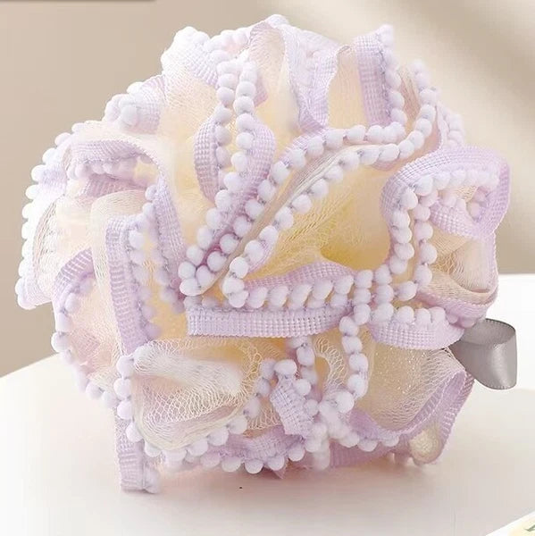 2pcs flower Bath Pearl bath ball not loose bath flower ball lovely lather bath