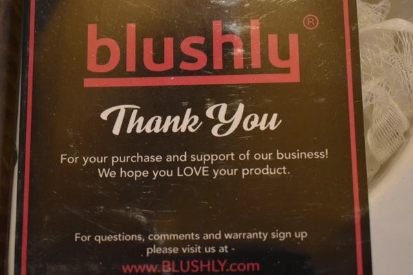 Blushly Rechargeable Exfoliating Body Brush: 6 Heads, 14"  Perfect for Showering