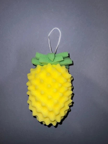 Bath Sponge Pineapple Shaped Cute Super Soft Body Cleaning Bath Sponge