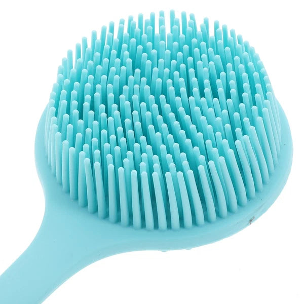 Long Handle Bath Brush Silicone Body Scrubber Exfoliator Brushes Elderly