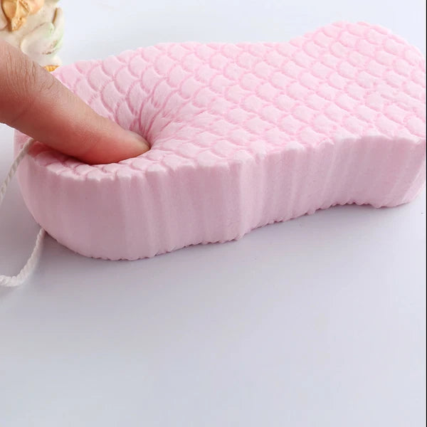 Exfoliating Ultra Soft Bath Body Shower Sponge Skin Friendly Massage Spa Brush