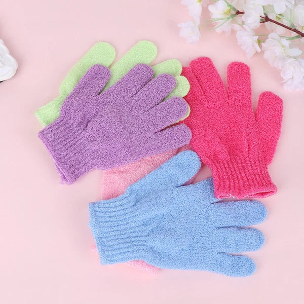 30 Pcs Exfoliating and Scrubbing Gloves Bathroom Body Wash Mitts