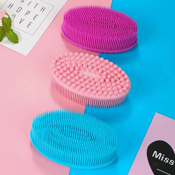 Soft Exfoliating Body Scrubber Loofah - Set of 3 for All Skin Types