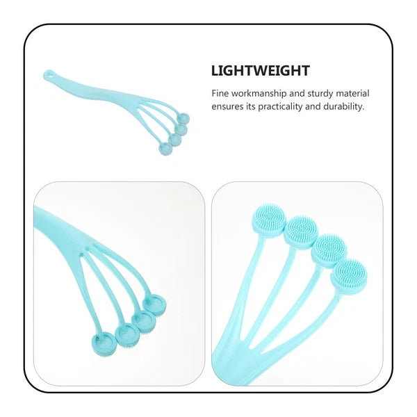 2 Pack Exfoliating Bath Brush Man for Bathroom Women Skin