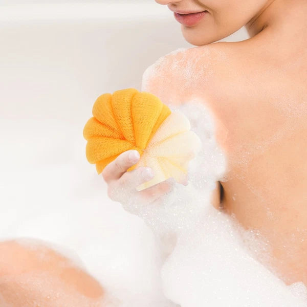Bath Flower Ball Child Back Brush for Shower Men Body Scrubber Women