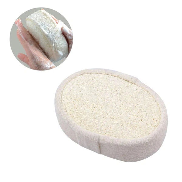 3pcs Loofah Bath Brush Body Scrubber Natural Exfoliator for Men Women