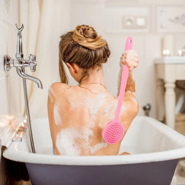 Bath Brush Exfoliating for Body Elderly Baby Back Wash Scrubber