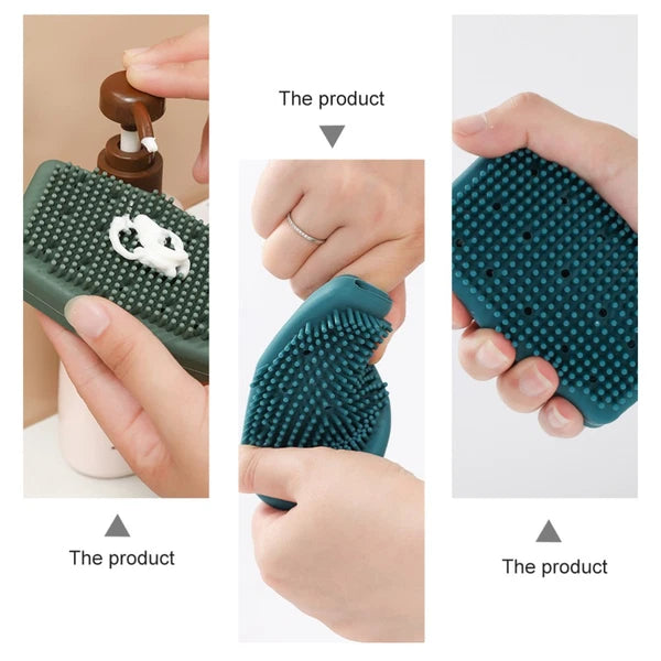 3 Pcs Bath Brushes Cleaning Scrubber Bath Massage Exfoliator