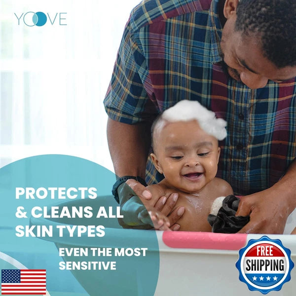 Bamboo Charcoal Infused Back Scrubber - Loofah with Handle | Exfoliating Show