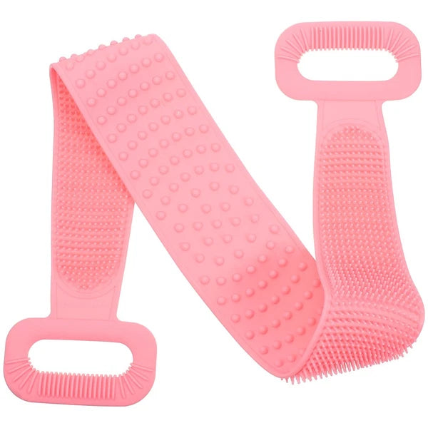 Bath Towel Pull Back Strip Baby Man Brush for Shower Cleaning Rub