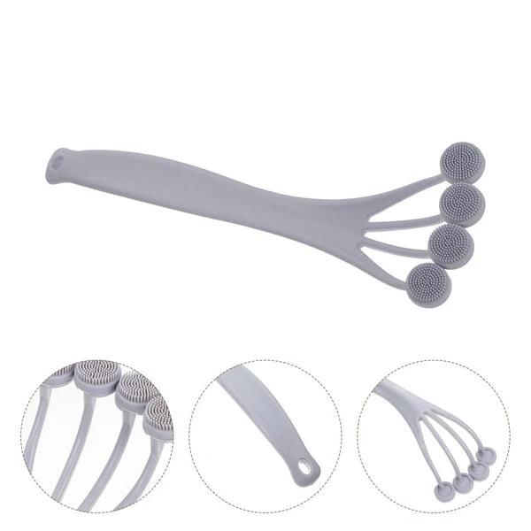 4 PCS Exfoliating Bath Brush Brushes for Women Shower Back Scrubber