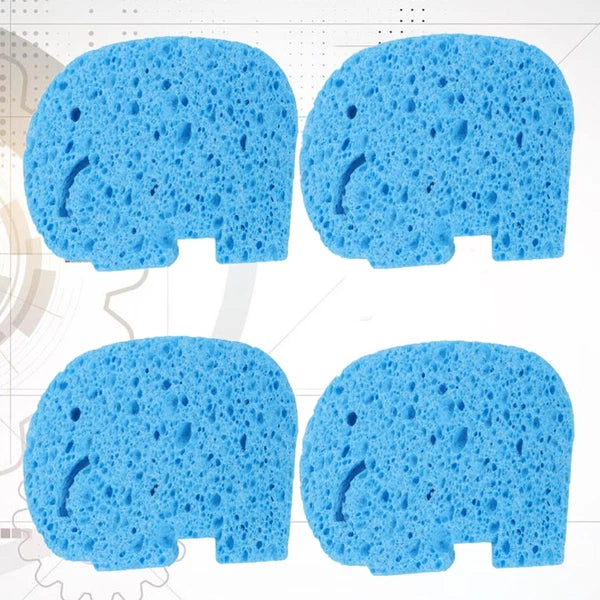 4 Pcs Baby Bath Sponge Body Sponges Scrubbers Cartoon Brush Child Soft