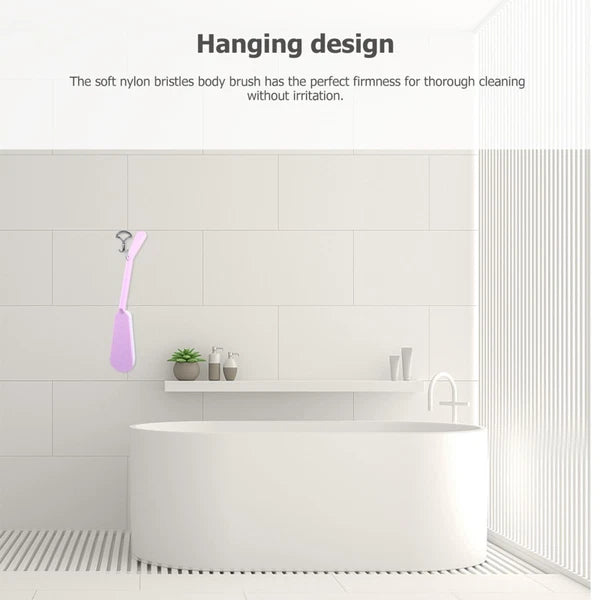 2 Count Back Scrub Brush Miss Man Bathroom Scrubber Body Cleansing