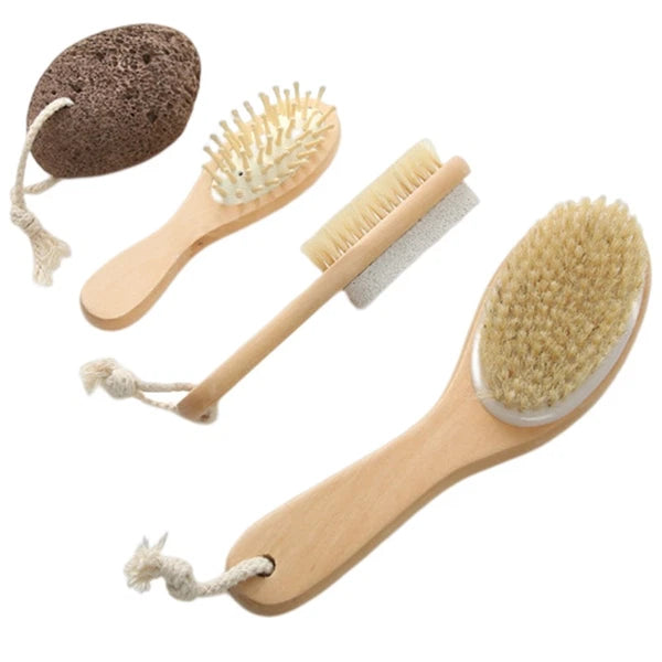 Cleaning and Dead Suit Body Dry Brush Scrub Scrubber Exfoliator