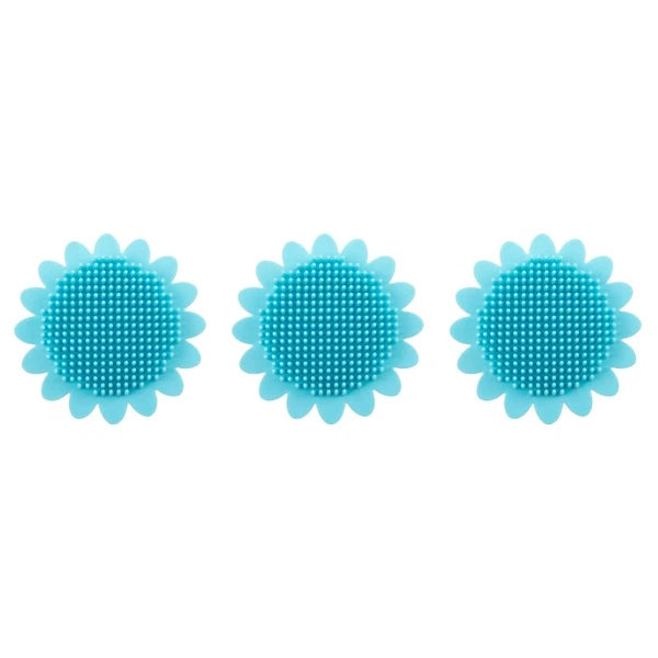 3pcs Shampoo Brush Bath Brush Portable Bath Brush Back Rub Silicone