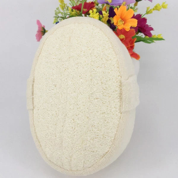 3pcs Loofah Bath Brush Body Scrubber Natural Exfoliator for Men Women