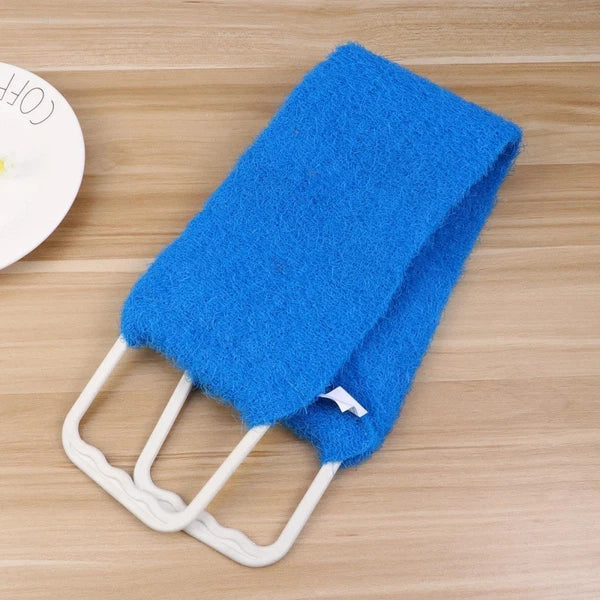 2 Pack Bath Towel Exfoliating Back Shower Man Miss Scrubber Brush