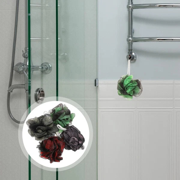 4 Pcs Back Shower Multi-functional Exfoliating Bath Brush