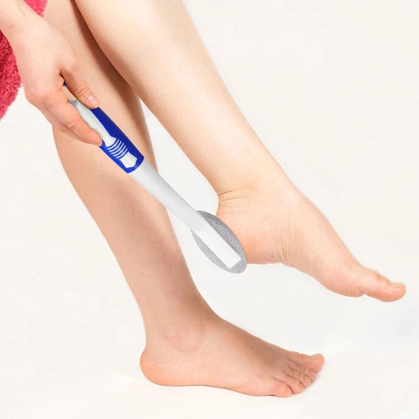 Remove The Foot Skin Pumice Stone Body Brush Elderly Long Handled Scrubber