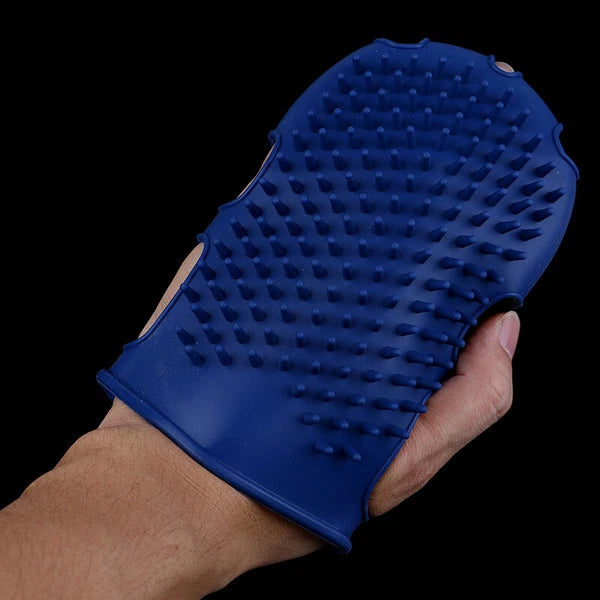 1Pc Silicone massage scrub gloves for peeling body bath brush exfoliating glo Yf