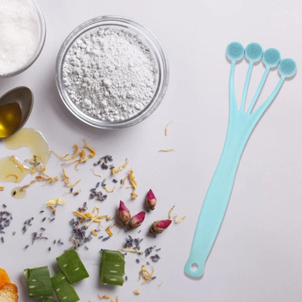 2 Pack Exfoliating Bath Brush Man for Bathroom Women Skin