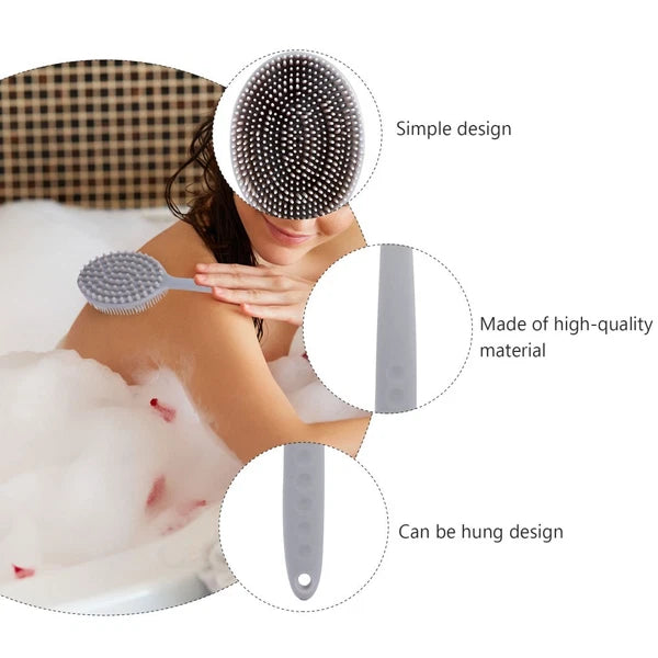 3 pcs  Bath Brush Body Massage Brush Bathroom Shower Brush Whole Body Scrubber
