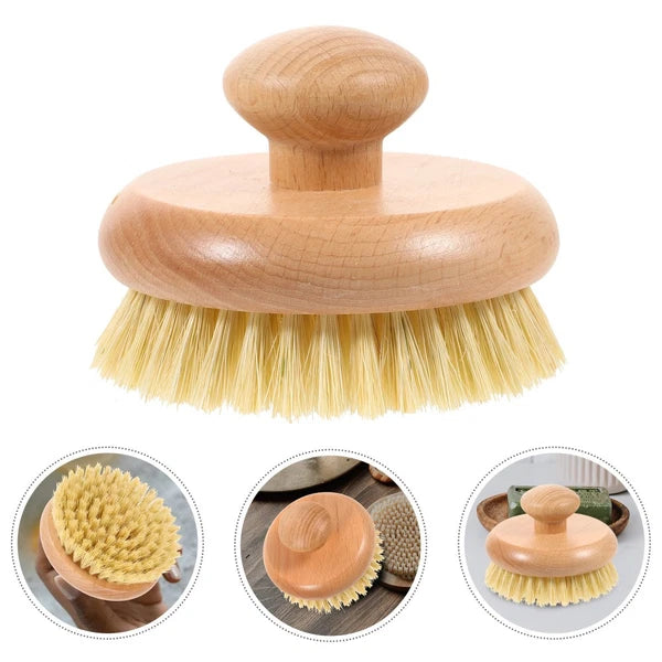 Exfoliating Bath Scrubber Lymphatic Drainage Massager Skin Exfoliator Brush