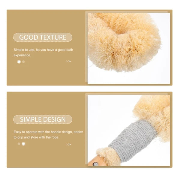 Bath Brush Back Scrubber Shower for Body Exfoliating Brushes Washing