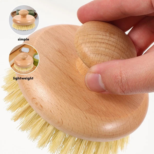 Exfoliating Bath Scrubber Lymphatic Drainage Massager Skin Exfoliator Brush