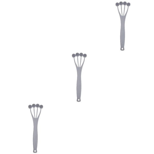 3 Pieces Exfoliating Bath Brush Body Brushes for Shower Tool Back