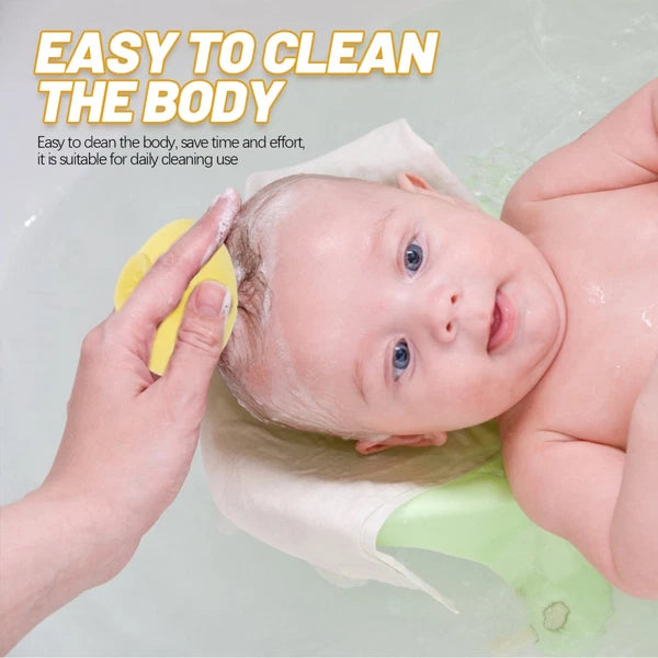 Baby Bath Brush Cleansing Gentle Cleanser Body Scrubber Silicone