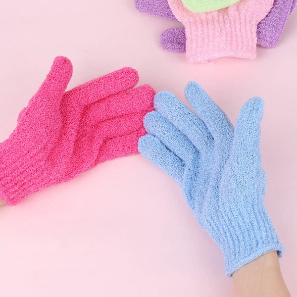 30 Pcs Exfoliating and Scrubbing Gloves Bathroom Body Wash Mitts