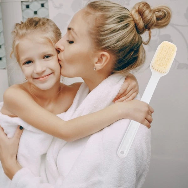 Back Scrub Brush Bath Shower Body for Bathroom Scrubber with Long Handle