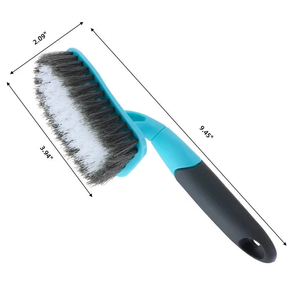 2-pack Brush Long Handle Shower Scrub For Cleaning With Medium Firm Bathroom