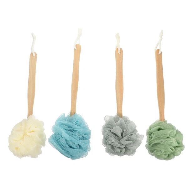 4 Pcs Bath Brush Rubs Back Ball Body Scrubber Miss Scratcher for Shower