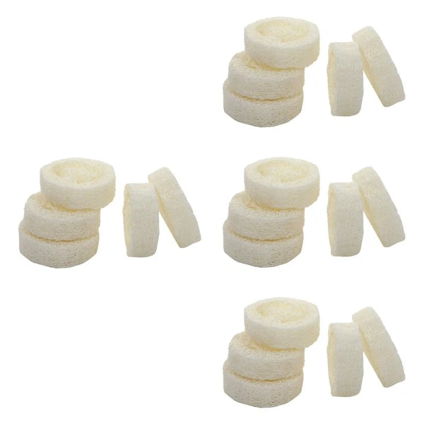 4 Pieces Loofah Shower Brush Travel Body Scrubber Bath Accessories