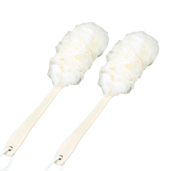 2 Pcs Rub The Back Bath Flowers Bathroom Scrubber Scrubbing Brush