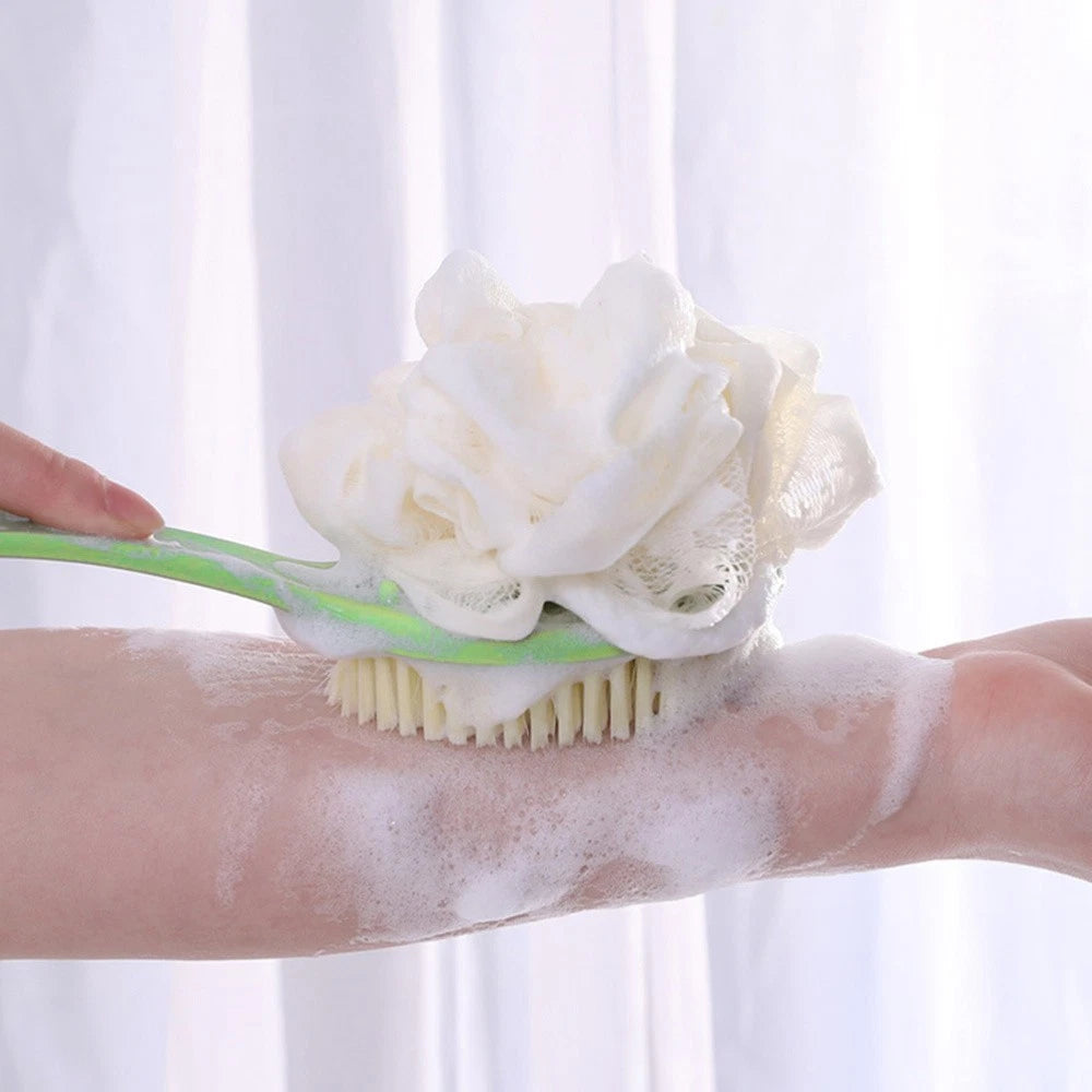 3Pcs Handle Bath Brush Hair Double Sided Bath Brush Multifunction Bath