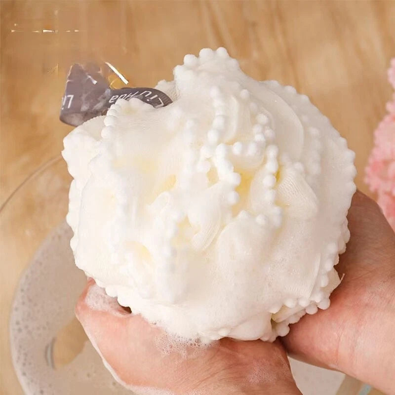 2pcs flower Bath Pearl bath ball not loose bath flower ball lovely lather bath