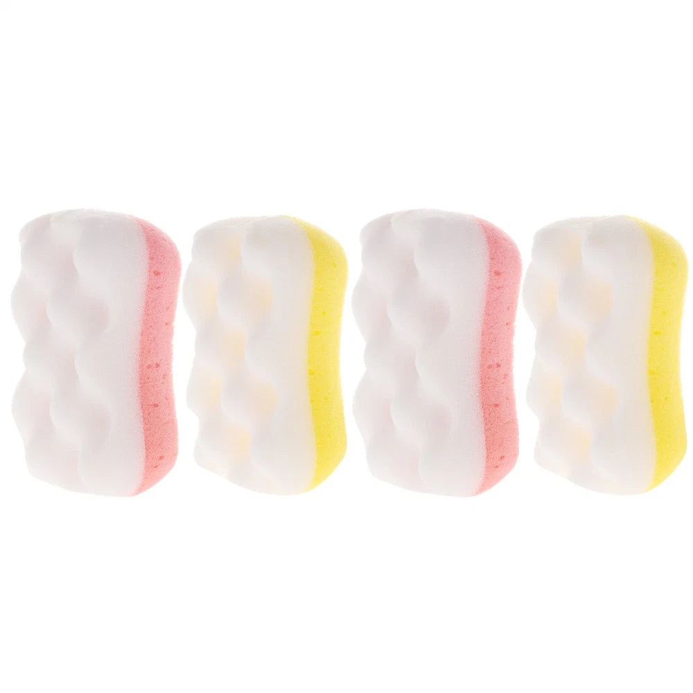 4 Pcs Bath Sponges Exfoliating Child Shower for Body Scrub Brush