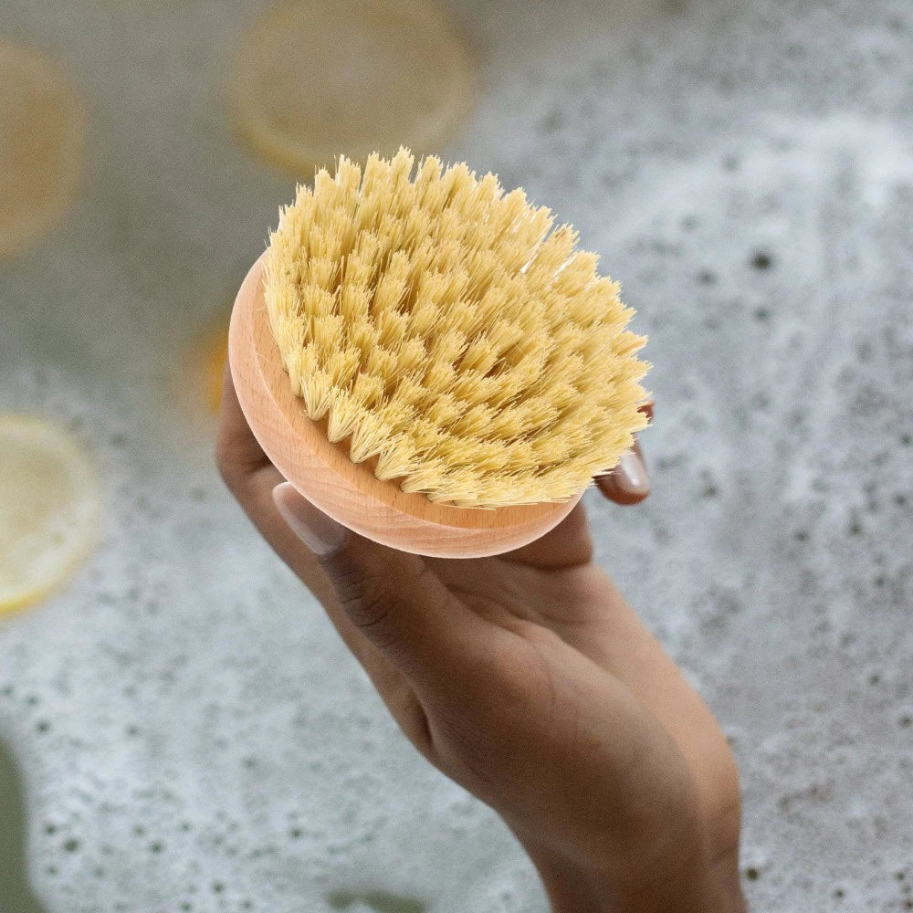 Exfoliating Bath Scrubber Lymphatic Drainage Massager Skin Exfoliator Brush