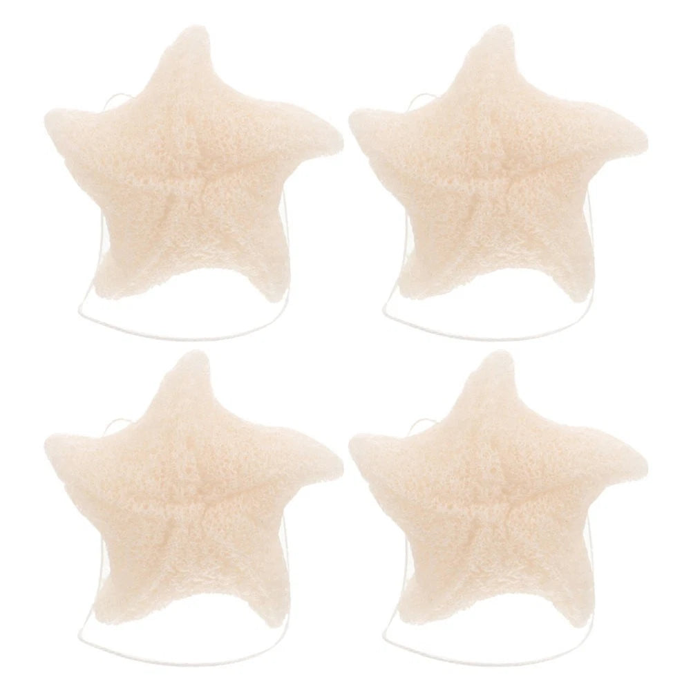 4 Pcs Sponge Bath Brush Toddler Baby Shower Scrubber for Bathing