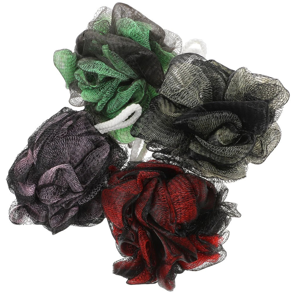 4 Pcs Back Shower Multi-functional Exfoliating Bath Brush