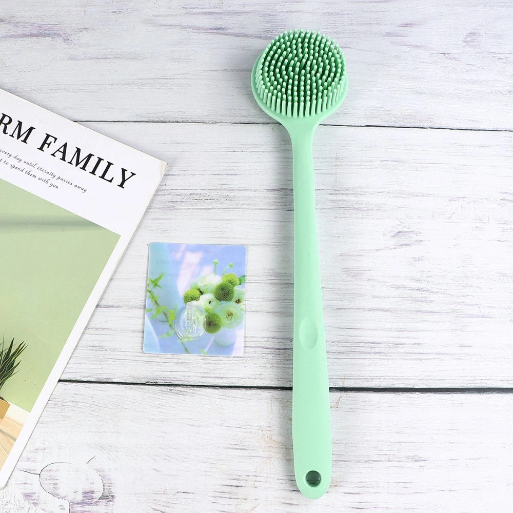 Bath Brush Man Silicone Exfoliator Skin Scrubber Back for Shower