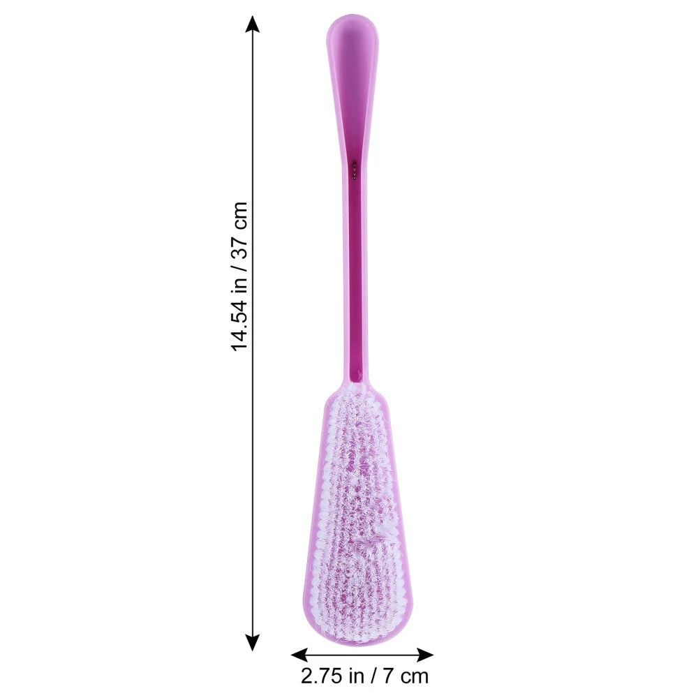 2 Count Back Scrub Brush Miss Man Bathroom Scrubber Body Cleansing