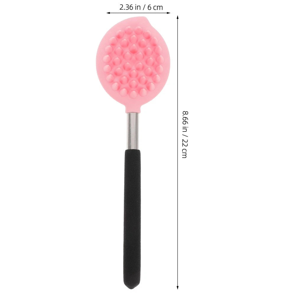 Silicone Bath Brush Man Body Scrubbers Back Exfoliating Tool for