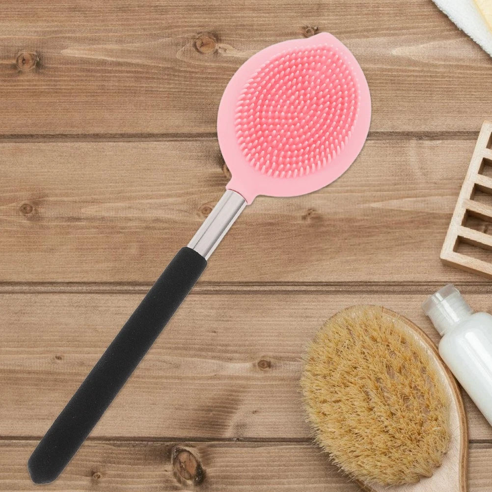 Silicone Bath Brush Man Body Scrubbers Back Exfoliating Tool for