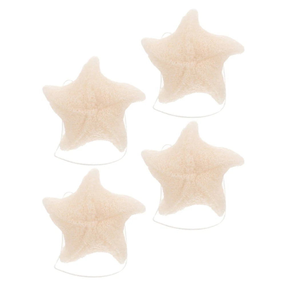 4 Pcs Sponge Bath Brush Toddler Baby Shower Scrubber for Bathing