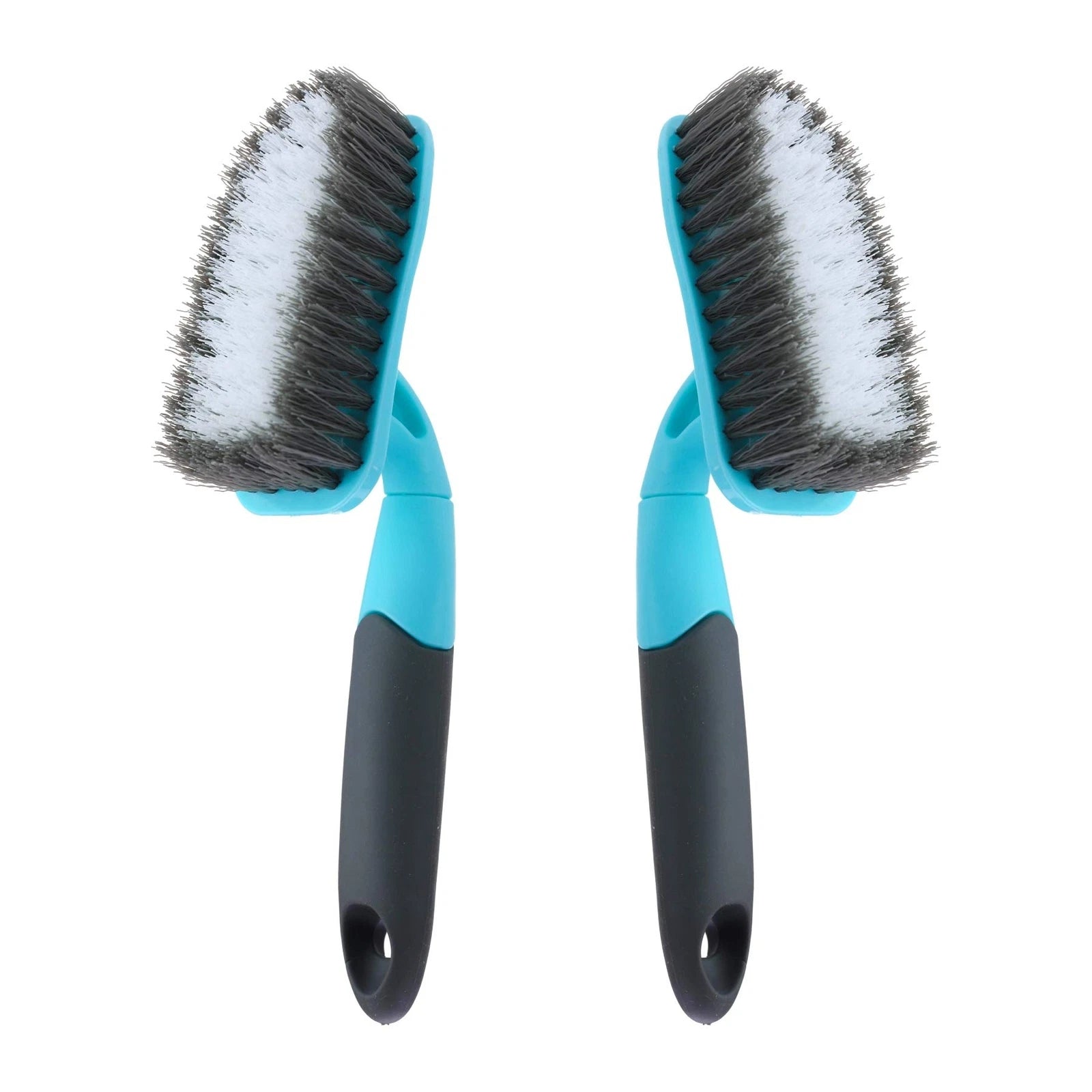 2-pack Brush Long Handle Shower Scrub For Cleaning With Medium Firm Bathroom